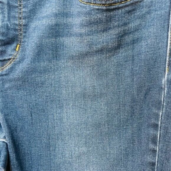 Levi Strauss Red Tab 314 Shaping Straight  Denim Blue Jeans Size 32 / 30 Distres - Picture 6 of 6